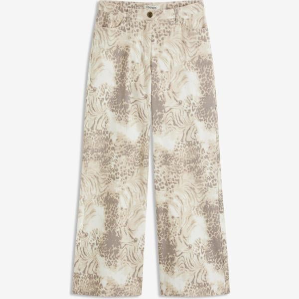 pantaloni bonprix bianco