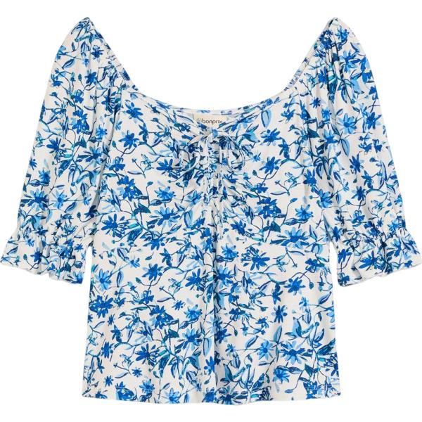 bluse bonprix bianco