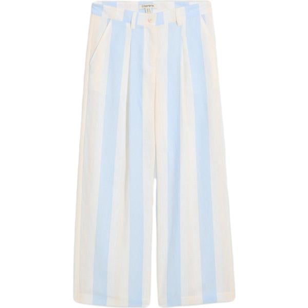 pantaloni a palazzo bonprix bianco