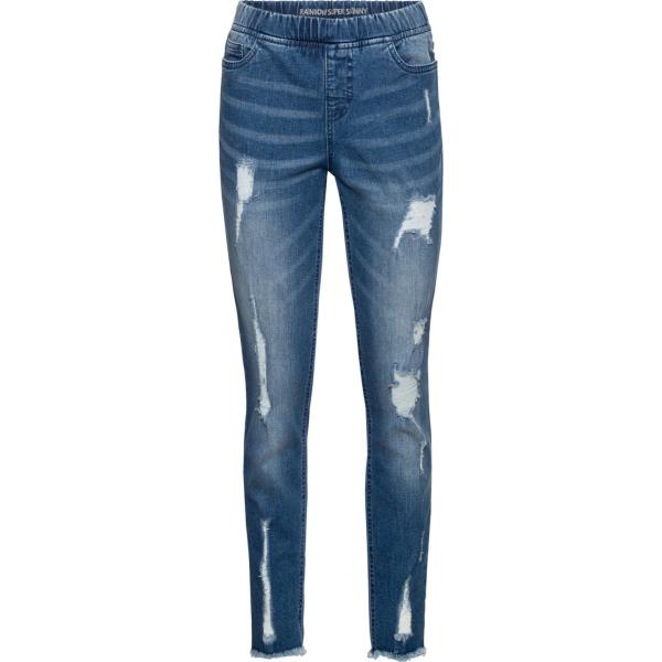 jeans strappati Rainbow blu