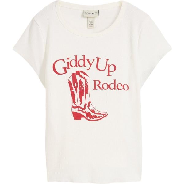 t-shirt bonprix bianco