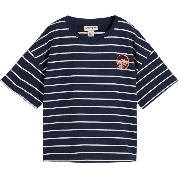 t-shirt bonprix blu