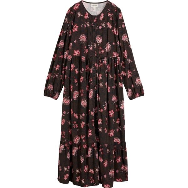 Vestito longuette/midi da donna in nero pece bonprix
