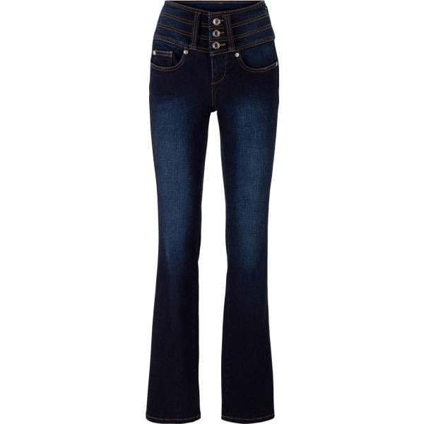 jeans bootcut bonprix nero