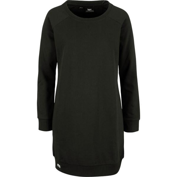 Vestito da donna in nero pece con scollo in plush bonprix
