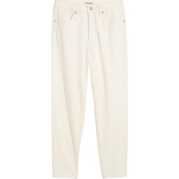 jeans mom bonprix bianco