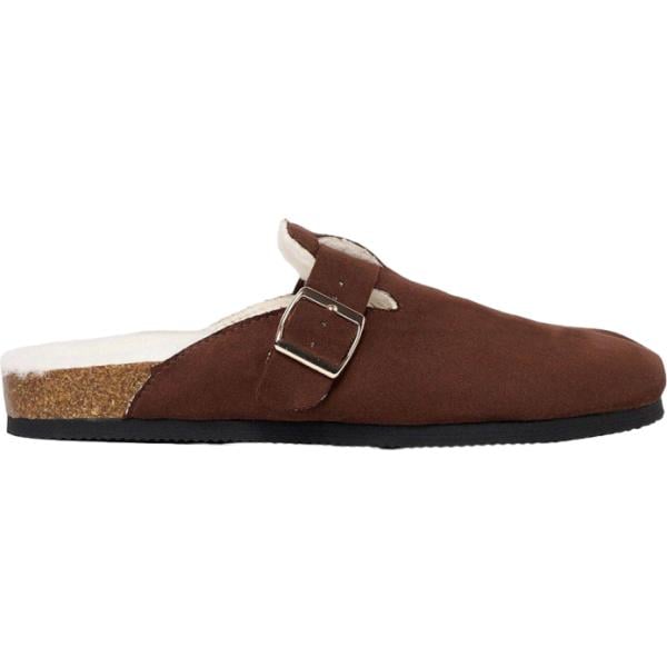 Pantofole da donna in marrone scuro bonprix