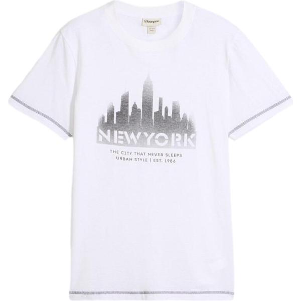 t-shirt bonprix bianco