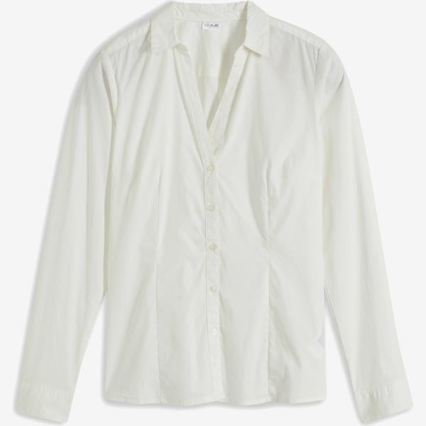 camicie bonprix bianco