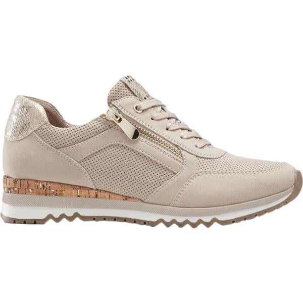 Sneakers da donna in viola chiaro con zip bonprix