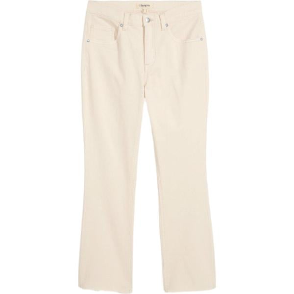 jeans bootcut bonprix bianco