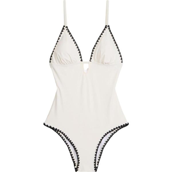costumi interi bonprix bianco