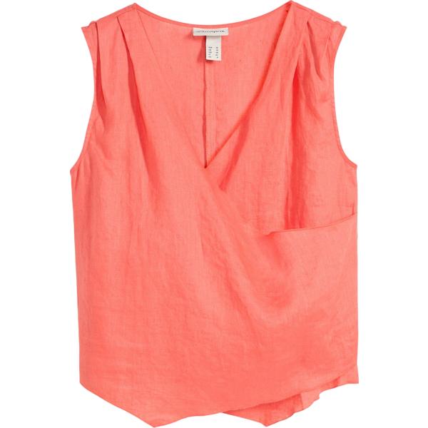 top bonprix arancione