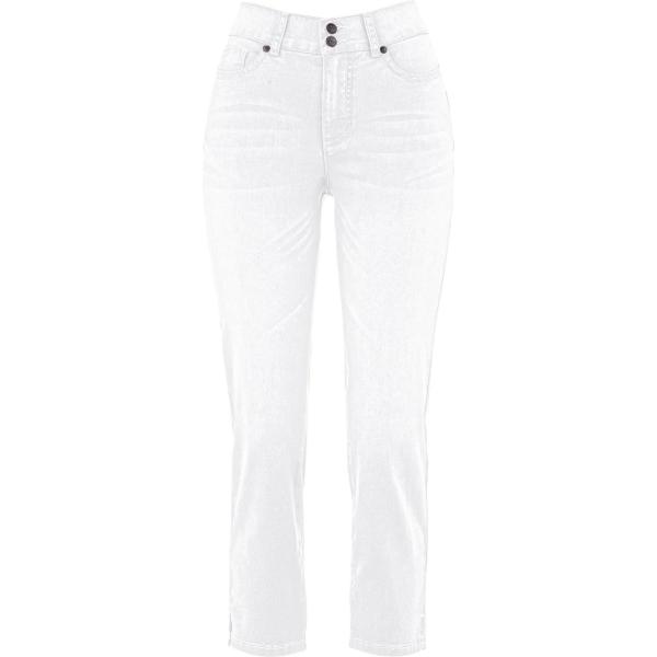 jeans slim fit bonprix bianco