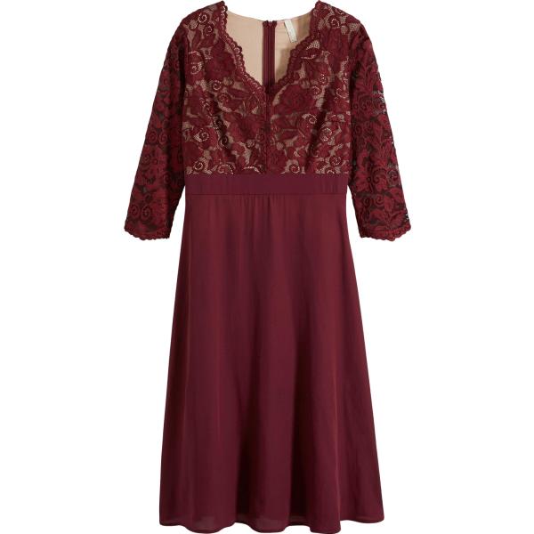 vestiti midi/longuette bonprix rosso