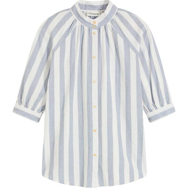 camicie bonprix grigio a righe
