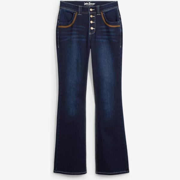 jeans bootcut bonprix blu