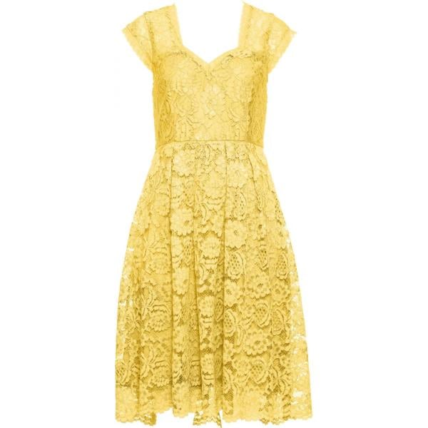 vestiti midi/longuette Rainbow giallo