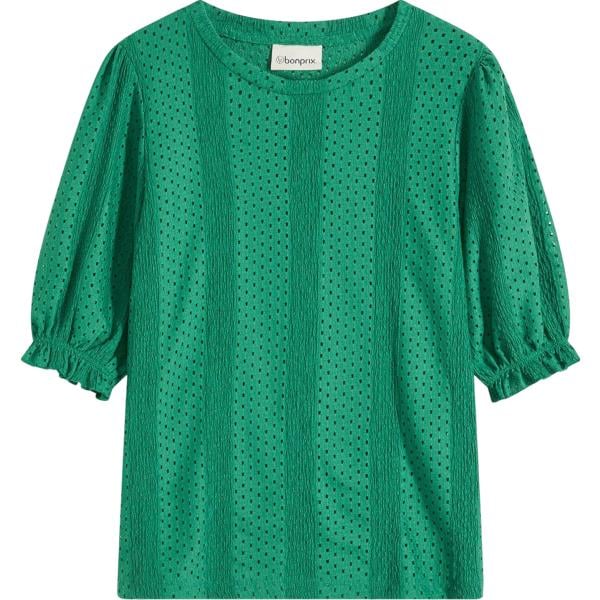 bluse bonprix verde