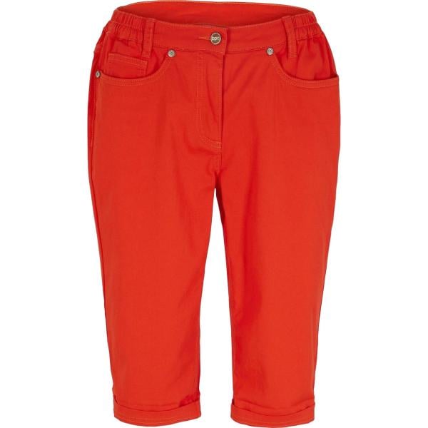 Bermuda da donna in rosso classico bonprix