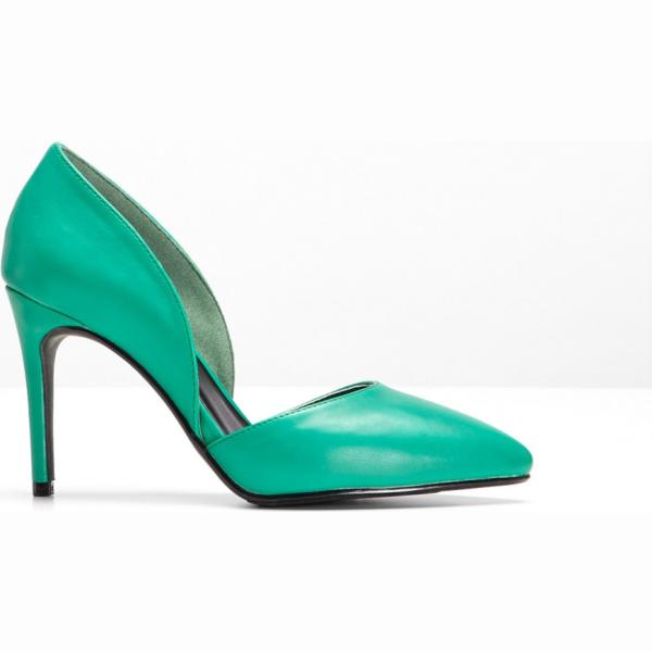 Décolleté pumps con tacco spillo verde Bpc selection grigio