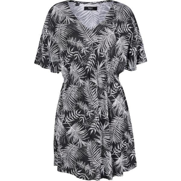Tunica da donna in nero pece lungo bonprix