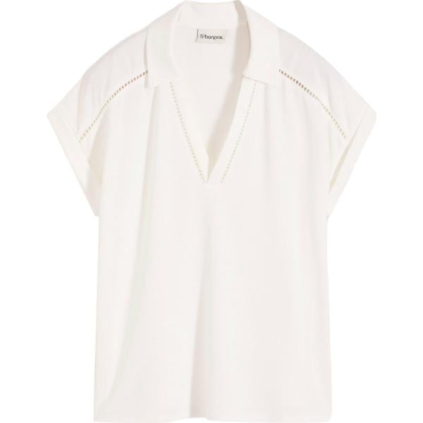 polo bonprix bianco