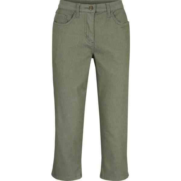 pantaloni capri bonprix verde