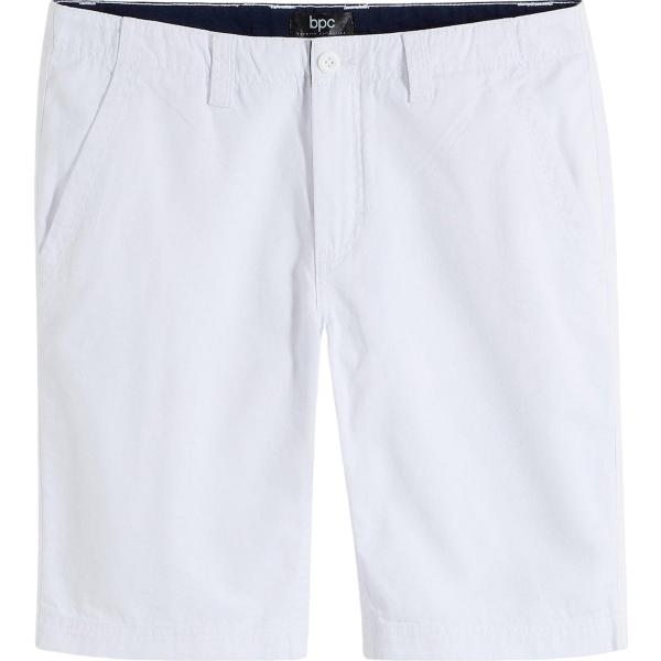 pantaloncini sportivi bonprix bianco