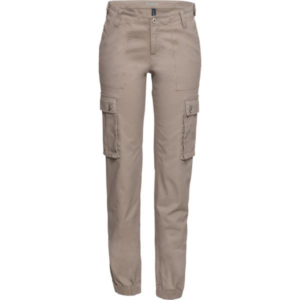 Pantalone cargo con tasche marrone BODYFLIRT boutique rosso