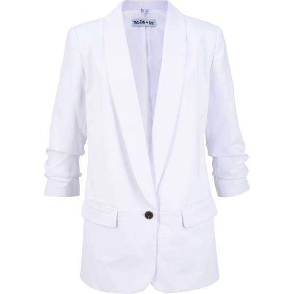 Blazer a maniche lunghe bianco Bpc bonprix collection bianco