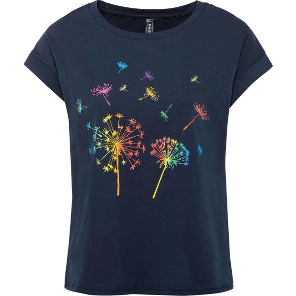 t-shirt bonprix blu con stampe