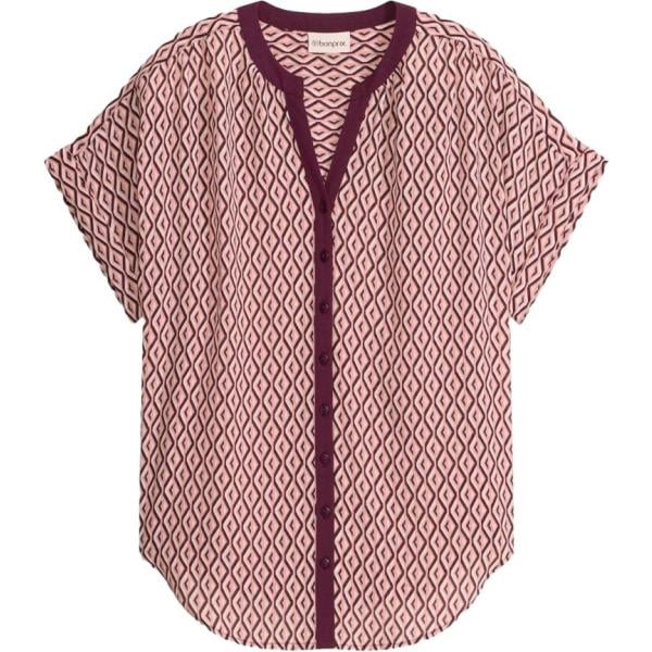 camicie a manica corta bonprix viola