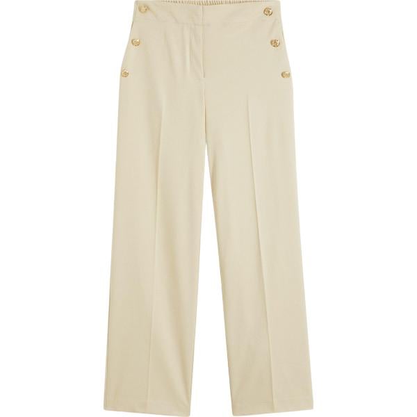 pantaloni bonprix bianco