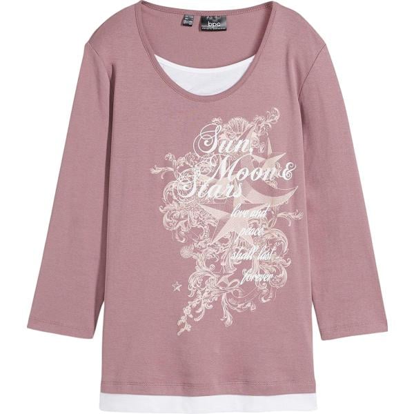 maglieria bonprix marrone con stampe