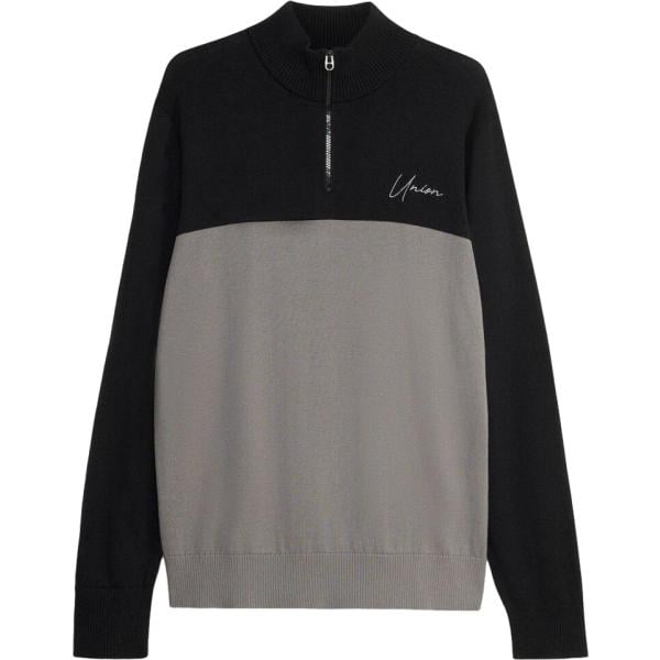 Maglione da uomo collo alto con zip bonprix