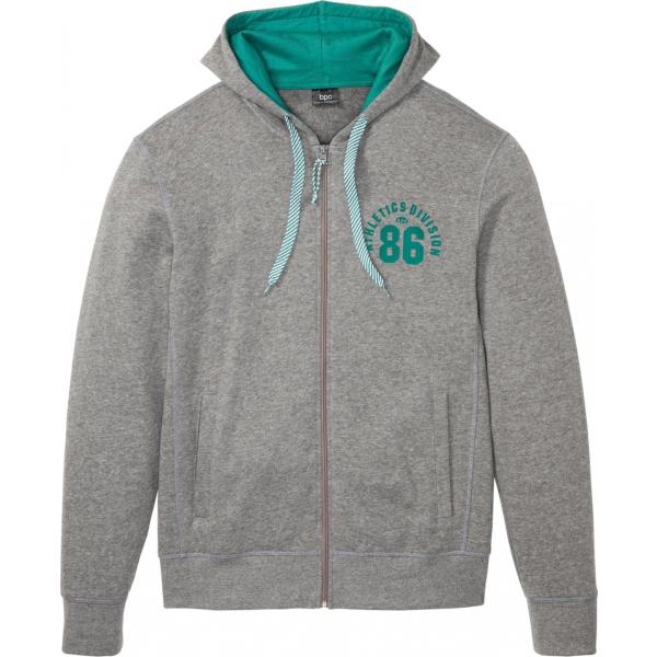 felpe con cappuccio Bpc bonprix collection grigio