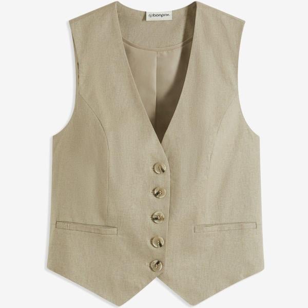 gilet bonprix marrone