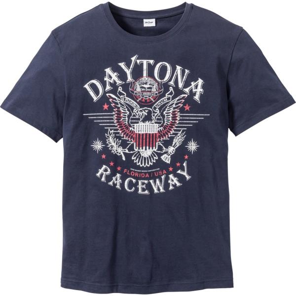 t-shirt John Baner JEANSWEAR blu con stampe