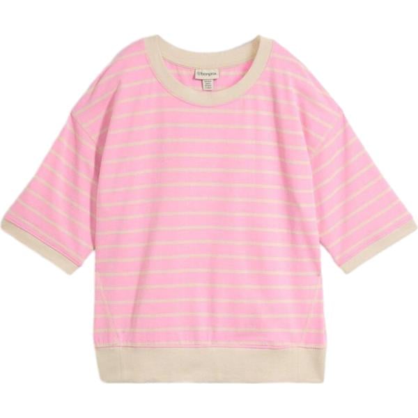 Felpa da donna in rosa chiaro bonprix