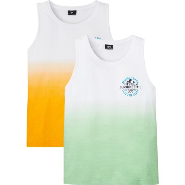 canottiere bonprix verde con stampe