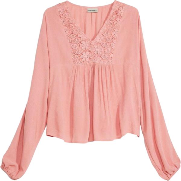 bluse bonprix arancione