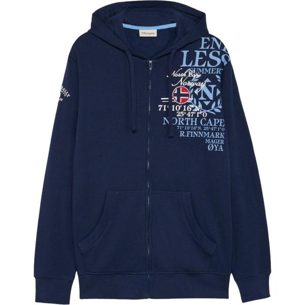 felpe con cappuccio bonprix blu