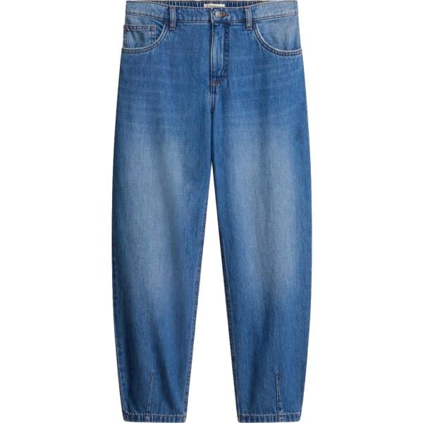 Jeans da donna in blu medio cropped in denim bonprix