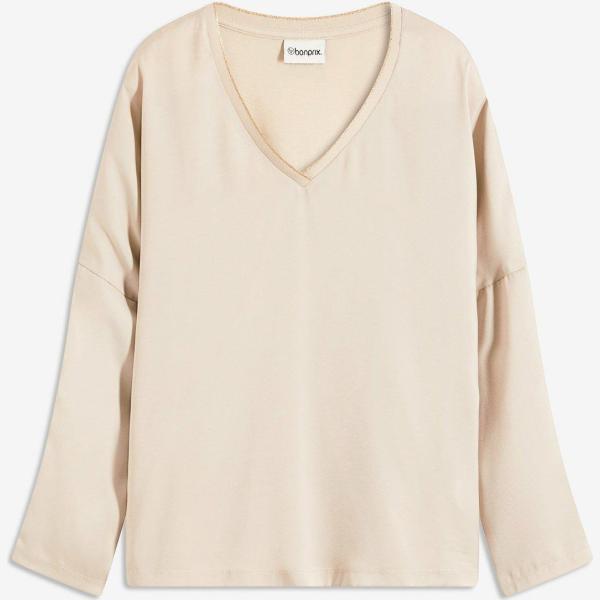 bluse bonprix marrone