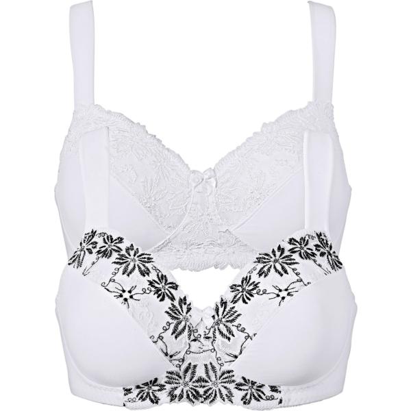 reggiseni bonprix bianco tinta unita