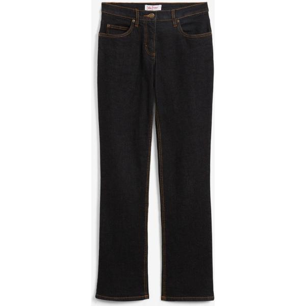 jeans dritti bonprix nero