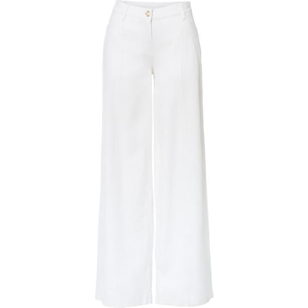 pantaloni a palazzo bonprix bianco