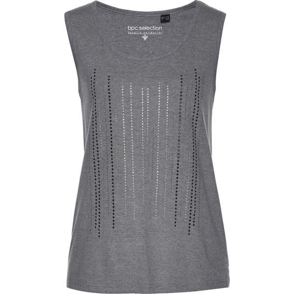 top bonprix grigio