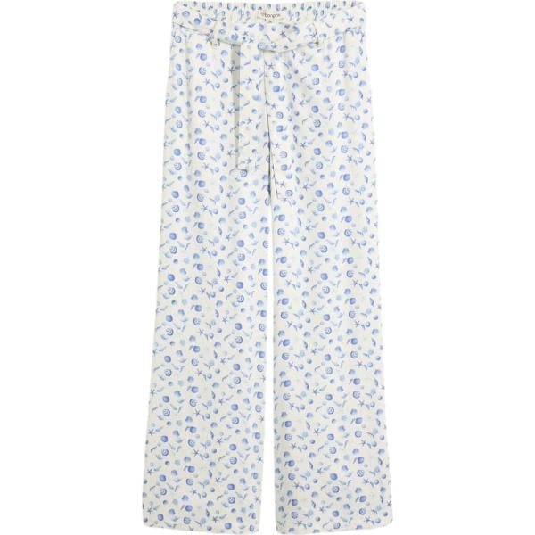 Pantaloni da donna in bianco avorio in viscosa bonprix